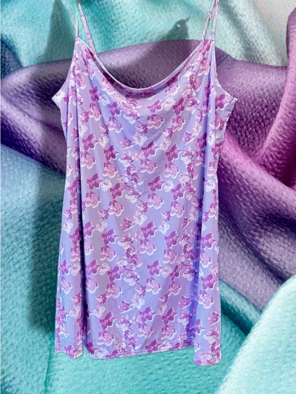 BP from Nordstrom NWOT Lilac Floral Slip Dress size XL